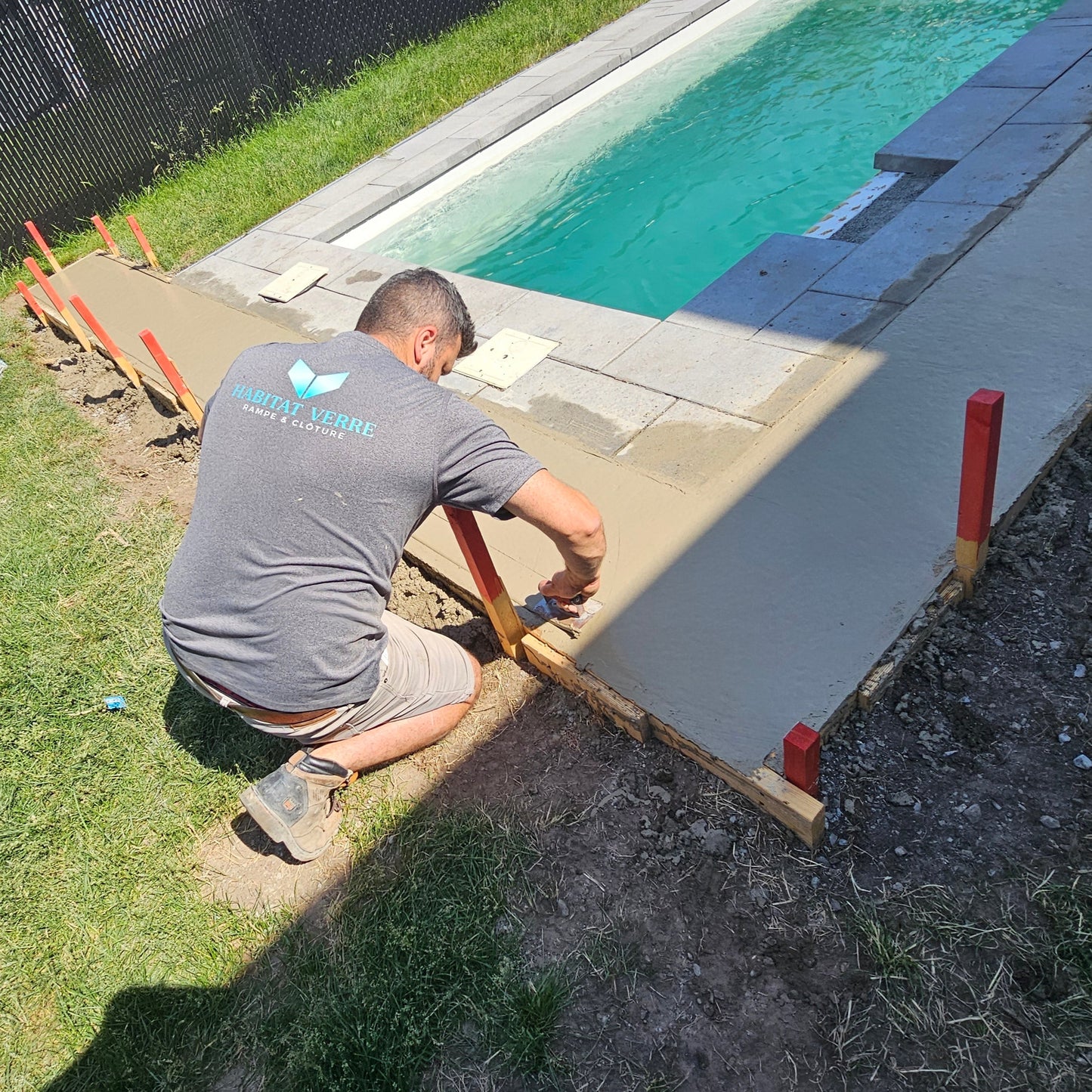 Installation - Rampe et Clôture en Verre