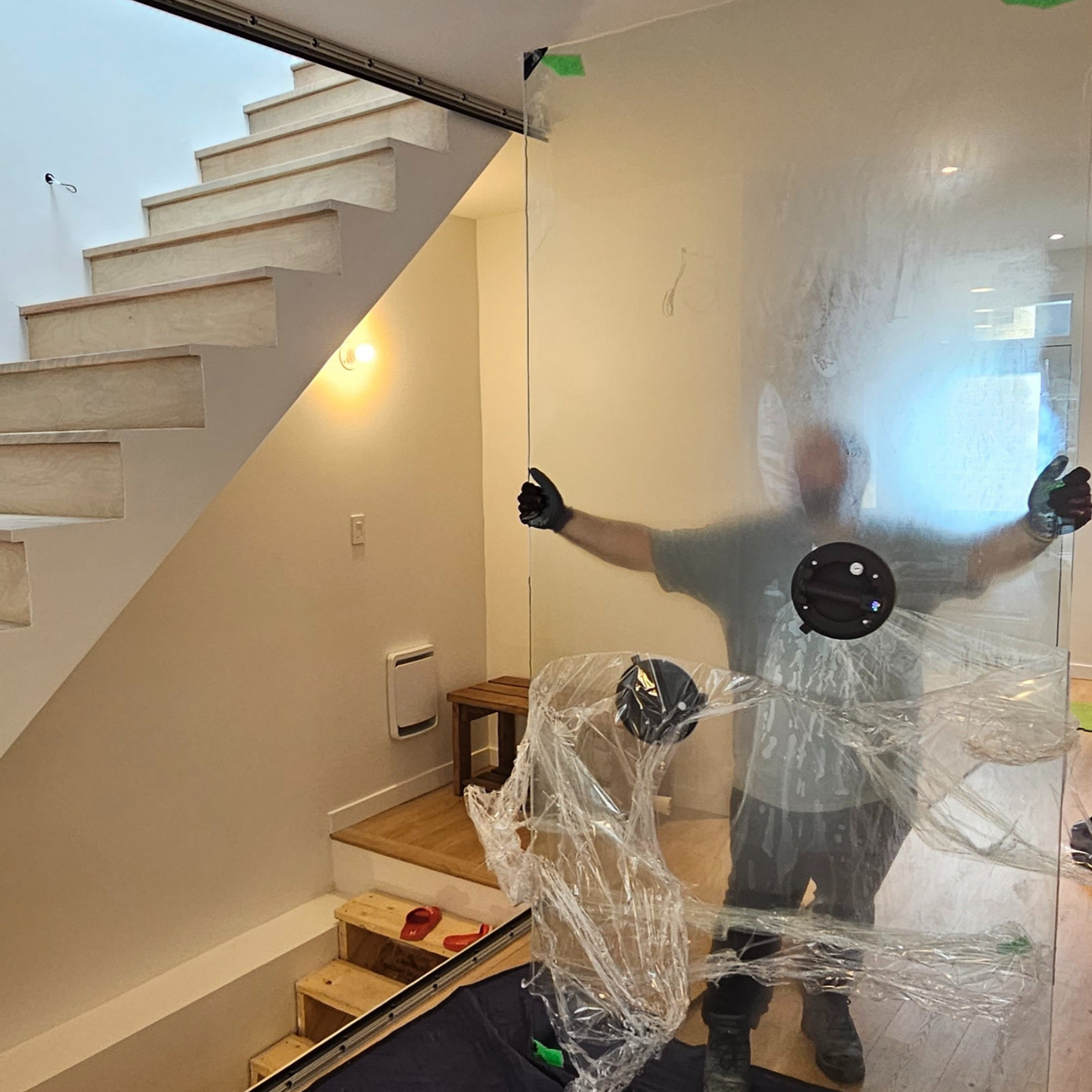 Installation - Rampe et Clôture en Verre